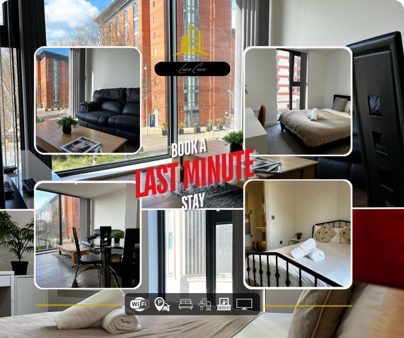 Last-Minute Specials L Book It Now L Sleeps Up To 4 L 2 Bed 2 Bath - Gym - Prime Birmingham Location L Jvt Short Lets 外观 照片